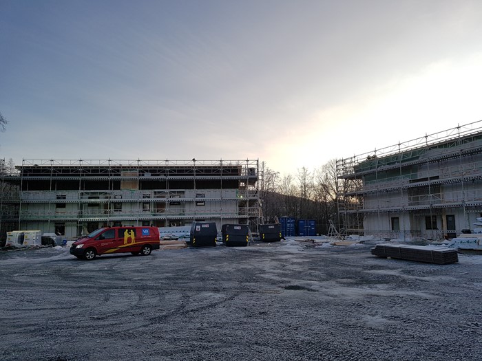 VB-rørlegger Harald Larsen. Myrtunet, Fannrem.